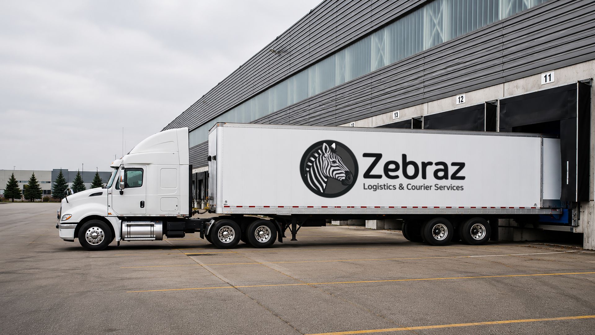 Dock-to-dock freight transfer at a warehouse